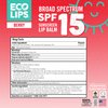 Eco Lips Classic Variety Broad Spectrum Sunscreen Lip Balm 6-Pack (Berry, Sport, Mint) - 100% Plastic-Free Plant Pod Packaging - Made in USA