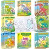 Fulmoon 24 Pcs 8 Styles Mini Dinosaur Coloring Books Dinosaur Party Favors Painting Drawing Coloring Book Total 336 Pages Creative Activity Birthday Supplies, 6.7 x 4.9 in(Dinosaur)