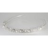 Sparkling Bridal Wedding Headband of Wired Austrian Rhinestone & Crystal Beads #86F71