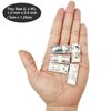 PRETTYLIFE Miniature Dollhouse Scene Model 500 Pieces Mini Dollar Bill Prop Set for 1:12 Mini Dollhouse Decoration