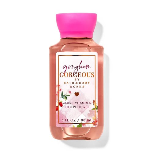 Bath & Body Works Gingham Gorgeous Travel Size Shower Gel 3.0 oz (Gingham Gorgeous)