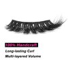 SYlashes False Eyelashes 16mm Faux Mink Lashes Fluffy Cat Eye Lashes Soft Luxury Volume Fake Lashes 10 Pairs