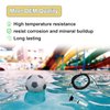 Upgraded R0456500 Temperature Sensor, For Zodiac Jandy Legacy LRZE / LRZM / JXI / LXI 125 175 200 250 260 300 325 400 Pool / Spa Heaters, Replace R0456600 R0523900 R0477300 6204-209 Thermistor Sensor
