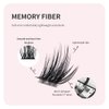 ANNAFRIS Lash Extension Kit,DIY Lash Clusters Eyelash Extensions Kit,Individual Lashes Kit with Lash Bond and Seal, Lash Remover and Lash Tweezers for Self Use (A-JS Kit)