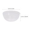 FOMIYES 30pcs Face Mixing Bowl Homemade Facial Bowl DIY Face Applicator Cosmetics Supplies Spa Beauty Tool for DIY Massage Body Transparent S
