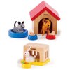 Hape Family Pets Wooden Dollhouse Animal Set