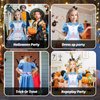 XXLOG Halloween Costume for Girls Fancy Princess Dress with Headband Party Cosplay Costumes M