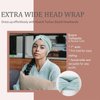 Extra Wide Headbands for Women Non Slip Ribbed Knit Boho Turban Styled Headband Soft Elastic Hair Bands for Women’s Hair Thick Head Wrap for Women Fashion Hair Accessories