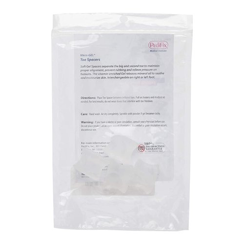 Pedifix Gel Smart Visco-Gel Toe Spreaders - 1126 - Medium (4 Pack)