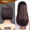 TopWigy Professional Hair Extensions Tool Hair Connector Fusion Heat Iron Connector Wand Temperature Adjustable Melting Tool with US Plug (Black B-tip)
