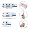BRMDT Finger Splints Thumb Splint for Broken/Injured Fingers Stabilization, Aluminum Finger Splint Adjustable, Immobilization for Mallet Fingers/Trigger Fingers Joints, Arthritis Pain Relief (3 Size)