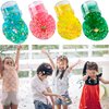 Slime Kit - 4 Pack Jelly Cube Clear Crunchy Slime,with Cherry,Lemon,Mermaid,Rainbow Slimes Charms,Preppy and Aesthetic Stuff,Cute Stress Toys and Cool Birthday Gifts for Girls and Boys