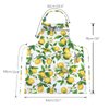 G2PLUS Thick Lemon Cotton Women's Kitchen Apron, Adjustable Lemon Apron, Cooking Baking Garden Chef Apron with Pocket, 30 x 25 - inch