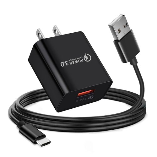 10FT USB C QC3.0 Charger Fit for Motorola G Play 2021 2023,G Power 5G 2023 2024,Mote Edge Edge+Plus 2021 2022,Moto Z4 Z3,Razr+ Plus 2023,One Ace 2021,One Fusion,G100 USB Type C Charging Cable Cord