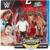 Mattel WWE The Rock vs Mankind Championship Showdown Action Figure 2-Pack with Championship, 6-inch
