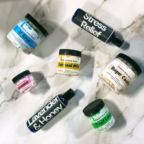 Jersey Botanical - Bombshell Whipped Body Butter 8oz. With Shea Butter Mango Butter Cocoa Butter Creamy Natural Smooth Long-lasting Intense Moisturizer