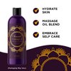 Aromatherapy Sensual Massage Oil for Couples - Relaxing Full Body Massage Oil for Date Night with Sweet Almond Oil - Vegan Lavender Massage Oil for Massage Therapy Smooth Gliding Formula (8 Fl Oz)