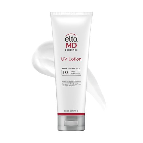 EltaMD UV Lotion Body Sunscreen, SPF 30+ Sunscreen Lotion, Made with Zinc Oxide and Hyaluronic Acid, 7.0 oz Pump