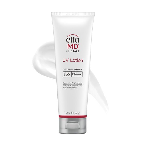 EltaMD UV Lotion Body Sunscreen, SPF 30+ Sunscreen Lotion, Made with Zinc Oxide and Hyaluronic Acid, 7.0 oz Pump