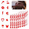 400pcs Tanning Stickers for Body, Self Adhesive Body Stickers for Tanning, Suntan Stickers Sunbathing Stickers Tanning Bed Stickers for Adults Children (10 Styles)