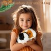 redaica Valentines Day Gifts for Kids, 2pc Guinea Pig Stuffed Animals Realistic Plush Cute Valentine Stuffed Animals Toys, Small Live Animals Pet Doll for Boys Girls Valentines Day Classroom Gifts