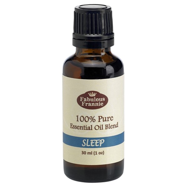Fabulous Frannie Sleep Pure Essential Oil Blend 30ml made with Undiluted, Therapeutic Chamomile, Marjoram, Bulgarian Lavender and Vetiver