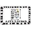 OriniPlay 320 Checkered Racing Car Flag Tattoos Temporary Stickers Suitable for Racing Car Dirt Bike Motocross Themed Birthday Party Favors Supplies Decorations Goodie Bag Stuffers 30 Sheets