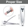 AVERZELLA 60 Pack Straight Nail Clippers Bulk,Sharp Blade Toe Nail Clippers Fingernail & Toenail Nail Clipper in Bulk,Nail Clipper Set Manicure Tools for Women Man Adult Homeless Care Supplies