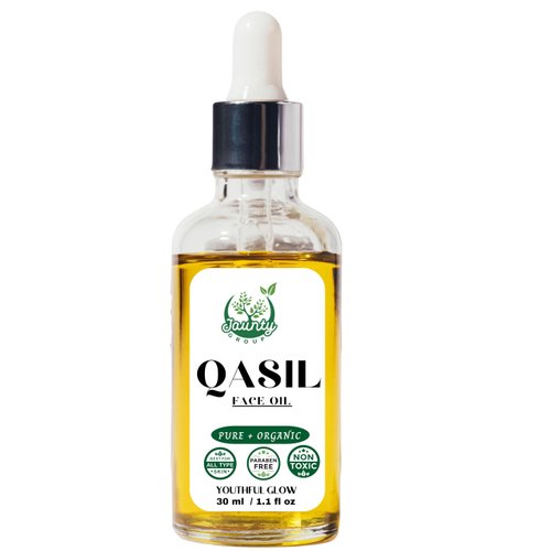 JAUNTY GROUP Qasil face oil (30 ml / 1.2 fl oz) Plant Based Facial Oil Serum for Dry or Sensitive Skin, Resilience | Firm Skin & Reduce Fine Lines– Anti-Aging for All Skin Types.