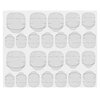 ReOrange Ultra-Slim Nail Adhesive Tabs - Jelly Double Sided Waterproof Gel Sticker Pads, Seamless Application for Press On Nails, Fake Nail Tips, Nail Glue for Manicures.24 Sizes (5)