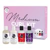 Curl Keeper Medium Curl Starter Kit for Curly Hair - Travel Size Set Includes Original Liquid Styler, Treatment Shampoo, Cream Conditioner & Leave-In Conditioner - Maximum Definition Shine & Moisture
