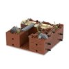 MOOXI WW2 Battlefield Right Corner Military Block Set(200PCS).Military Building Block Set Can Freely Build Battle Scenes.