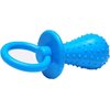 Blue Dserw Dog Pacifier Chew Toys, Mini Bite Resistant Bell Shape Rubber Pacifier Pet Dog Puppy Molar Chew Training Toy,Bell Chewing Playing Training Toy, for Pet Puppy Dog Cat Chew Toy Puppy Pacifier