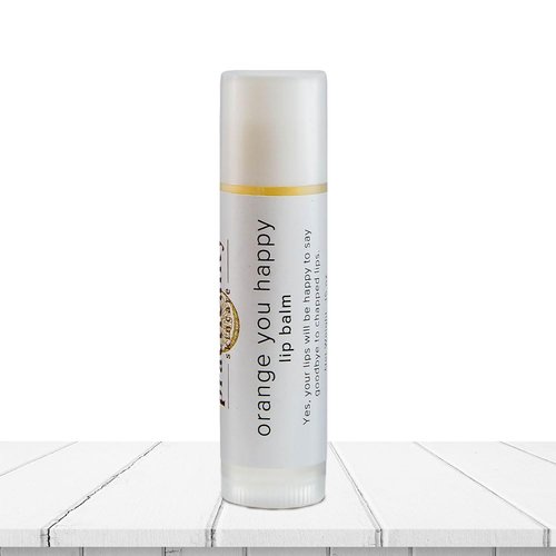 Practicality Orange You Happy Lip Balm | Grass Fed Beef Tallow for Sensitive & Dry Lips | 4 FL OZ | 1 Pc