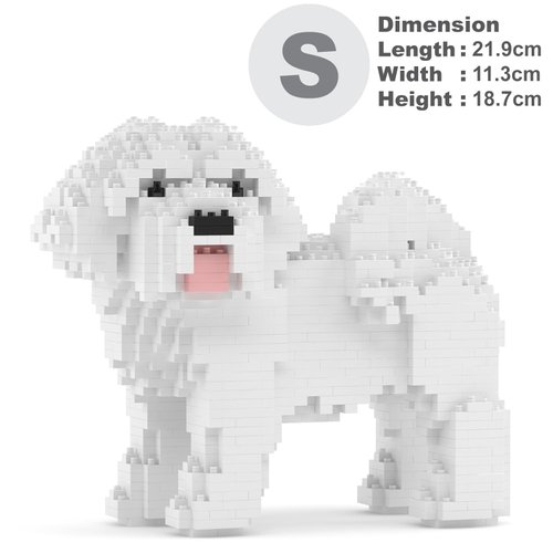 JEKCA Coton de Tulear 01S | Plastic Building Blocks | Age 14+