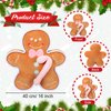 Liliful Christmas Plush Stuffed Toy 16 Inch Stuffed Gingerbread Man Toy Soft Aesthetic Gingerbread Man Pillow Stuffed Christmas Toys for Christmas Party Favors Decorations