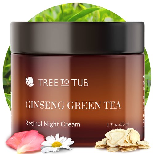 Tree to Tub Retinol Anti Aging Face Moisturizer for Dry &amp; Sensitive Skin - Anti Wrinkle Hyaluroni...