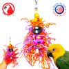 Bonka Bird Toys 2532 Triple Spooky Duck 9" x 3.50", Medium Bird, Chew Preen Halloween Cage Toy, Conure, Quaker, Pionus, and Similar