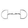 Korsteel JP Stainless Steel Dr Bristol Hunter Dee Ring Snaffle Bit, 5.5"