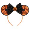 CHuangQi Mouse Ears Headband with Shiny Bow, Double-sided Sequins Glitter Hair Band, for Birthday Party Celebration & Event (XC30)