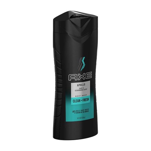 AXE Body Wash for Men Apollo 16 Ounce, 32 Fl Oz, (Pack of 2)