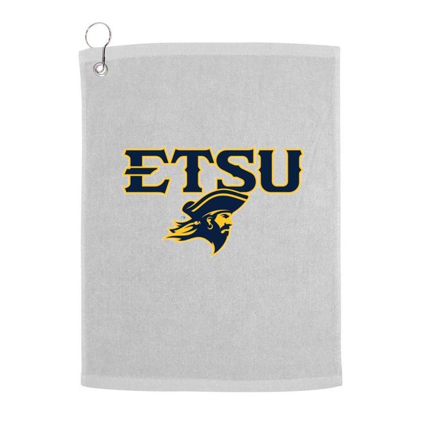 Sport Your Gear ETSU Buccaneers Prime Golf Bag Towel, White