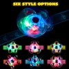 JOYIN 12 Pack LED Light Up Spinner Bracelets, Glow in The Dark Fidget Party Favors for Kids, Birthday Goodie Bags Stuffers, Treasure Box Toys for Classroom