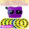 ArtCreativity 3D Viewer for Kids with 6 Reels – View Master Style Reel Viewer with 84 HD Images – Dinosaurs, Animals, Space & More – Vibrant Viewfinder Toy for Kids – Fun Gift Idea