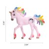 UANDME 8pcs Unicorn Toy Figurine Set Unicorn Cake Toppers for Party, Birthday, Imaginative Toy Gift for Kids