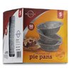 MontoPack Disposable 5 Inch Round Aluminum Foil Pie/Tart Pan, 50 Pack, Oven Safe, Stack & Store, Freeze & Reheat