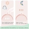 12 Pieces Nipple Cover for Nursing Newborn, Silicone Inverted Nipple Corrector,with Clear Carrying Case Silicone Nipple Extender for Breastfeeding, Flat or Inverted Nipples
