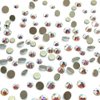 Crystal AB (001 AB) 2058 Swarovski Nail Art Tiny Small Mixed Sizes ss5 ss7 ss9 Flatbacks No Hotfix Rhinestones bling diy round gems resin jewellery