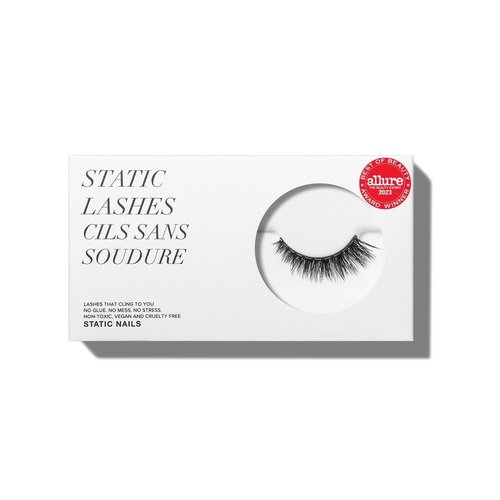 STATIC NAILS Magnetic Eye Lash Leave You On Read Black Flirty - Magnetic Lashes Kit - Reusable, Glue-Free, 3D Natural Look - Comfortable